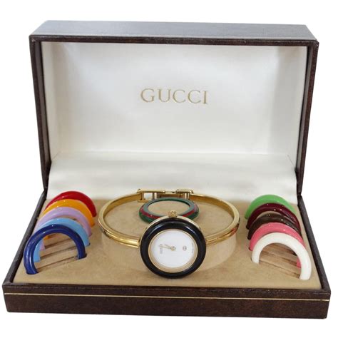 gucci hook bangle|gucci bangle watch with bezels.